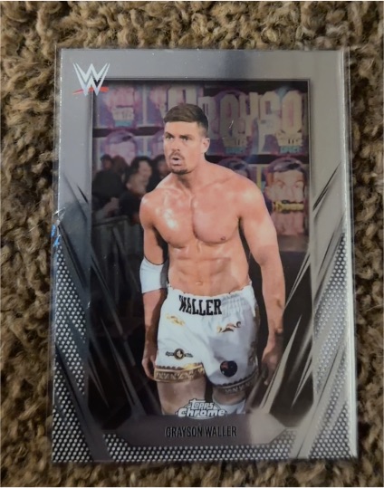 2026 Topps Chrome WWE #137 Grayson Waller — front