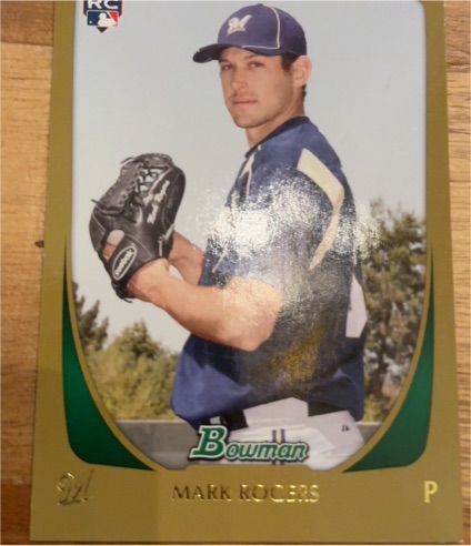 2011 Bowman Gold #208 Mark Rogers — front