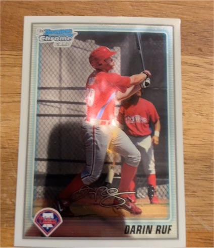 2010 Bowman Chrome #BCP122 Darin Ruf — front