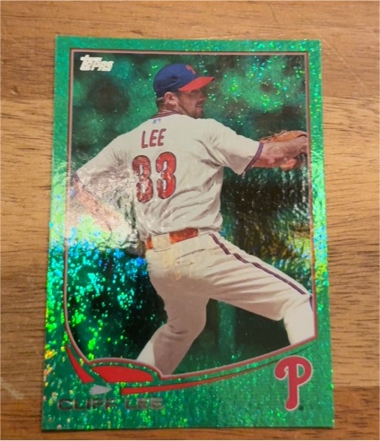 2013 Topps #33 Cliff Lee Emerald Foil — front