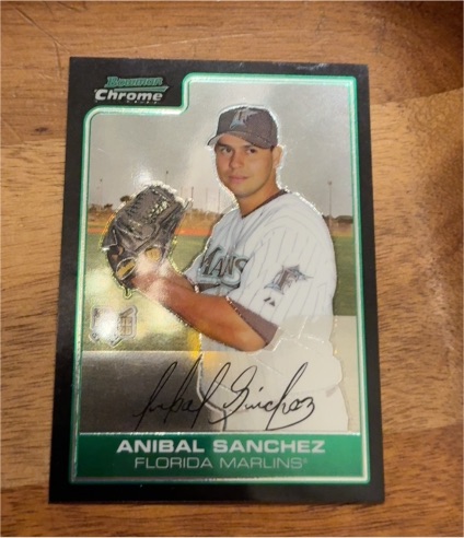 2006 Bowman Chrome #BDP44 Anibal Sanchez — front