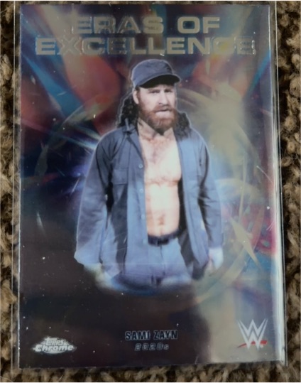 2026 Topps Chrome WWE #ERA-16 Sami Zayn Eras of Excellence — front