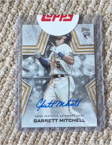 2023 Topps Series 1 Baseball Stars Autograph Rookie Garrett Mitchell #BSA-MIT — front