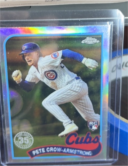 2024 Topps Chrome 1989 35th Anniversary #89CB-19 Pete Crow-Armstrong — front