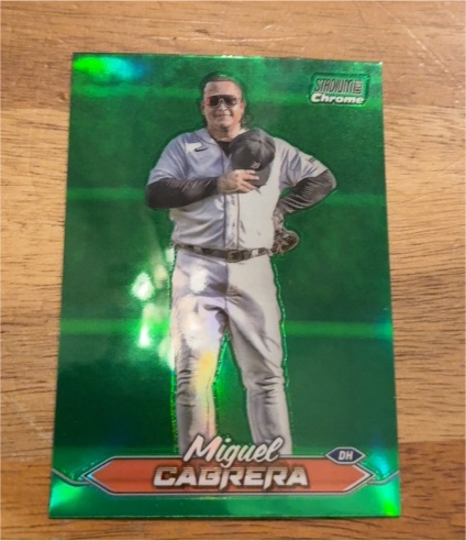 2024 Topps Stadium Club Chrome #163 Miguel Cabrera — front