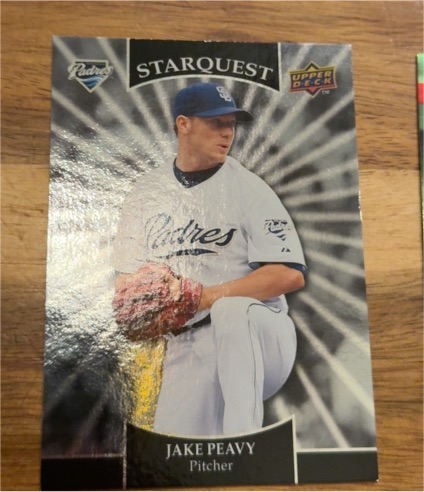 2009 Upper Deck StarQuest #SQ-14 Jake Peavy — front