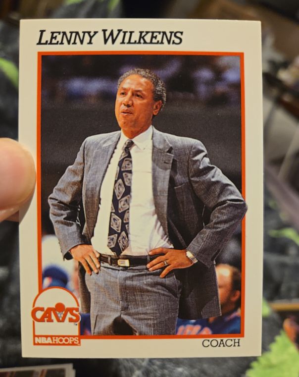 1991-92 NBA Hoops #225 Lenny Wilkens — front