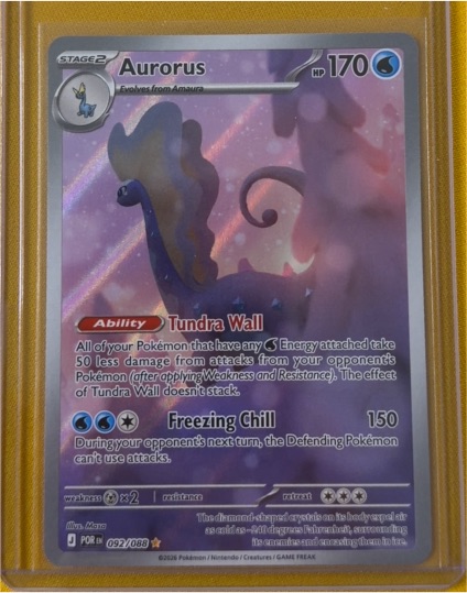 2026 Pokémon #092 Aurorus — front