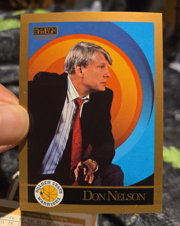 1990-91 SkyBox #309 Don Nelson — front