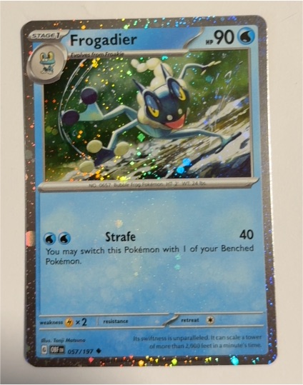 2023 Pokémon Shrouded Fable #057 Frogadier — front