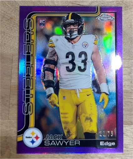 2025 Topps Chrome #357 Jack Sawyer — front