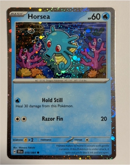 2024 Pokémon TCG #010 Horsea — front