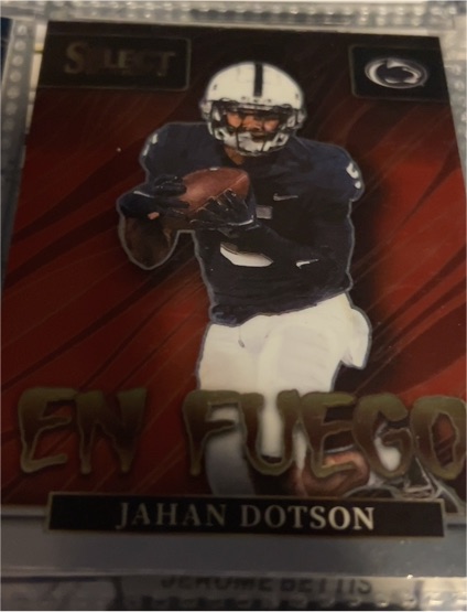 2022 Panini Select Draft Picks En Fuego #EN-JD Jahan Dotson — front