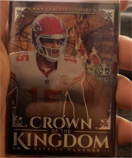 2025 Panini Icon Collection #CK-5 Patrick Mahomes II Crown of the Kingdom — front