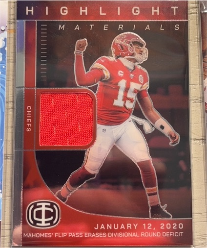 2025 Panini Icon Collection #HM-2 Patrick Mahomes II Highlight Materials — front