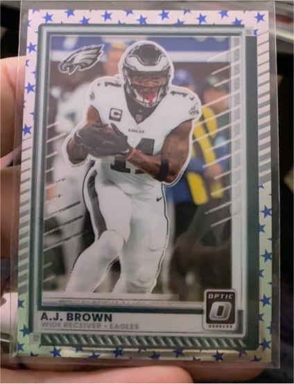 2025 Donruss Optic #17 A.J. Brown — front