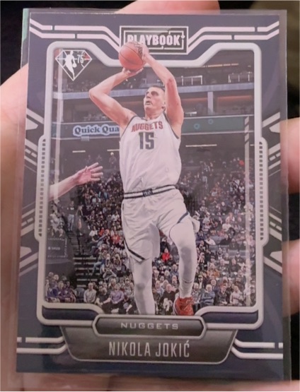 2021-22 Panini Chronicles Playbook #286 Nikola Jokic — front