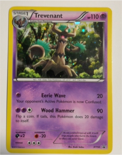 2014 Pokémon XY #XY14 Trevenant — front