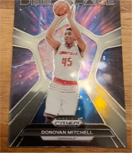 2024 Panini Prizm Draft Picks Deep Space #10 Donovan Mitchell — front