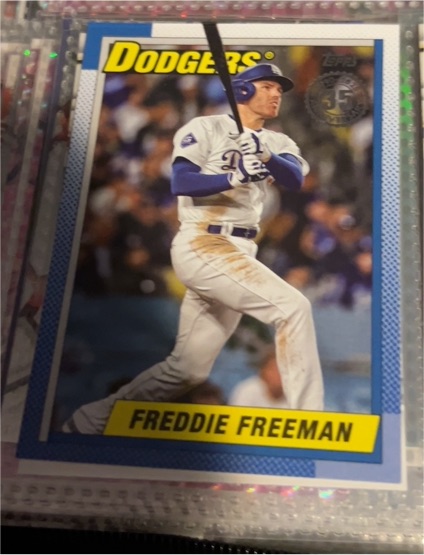 2025 Topps Series 2 #90B2-7 Freddie Freeman — front