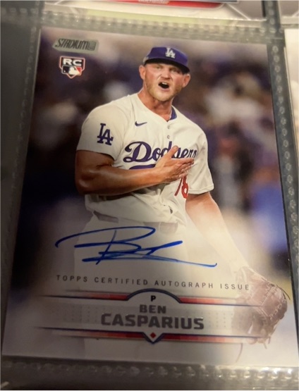 2025 Topps Stadium Club #SCBA-BCA Ben Casparius — front
