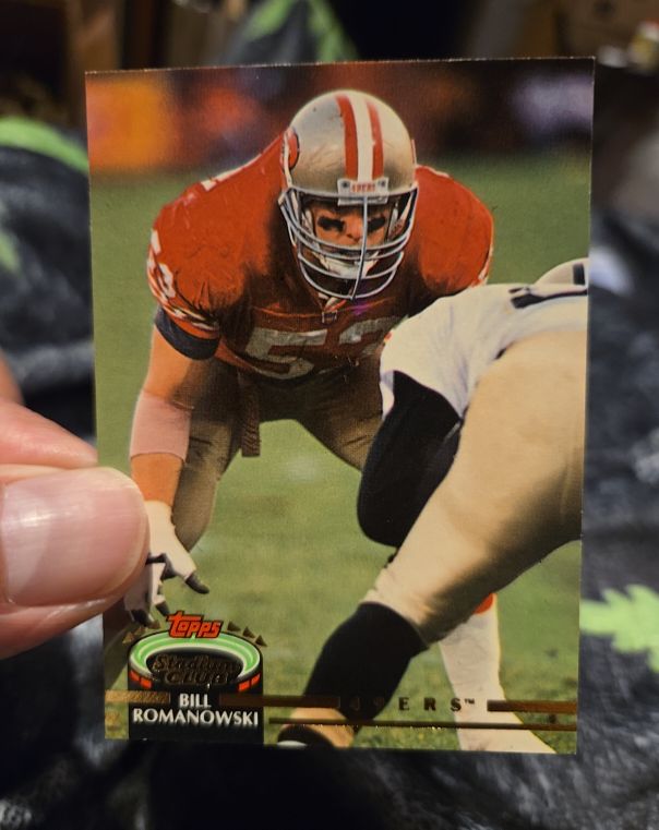 1992 Topps Stadium Club #226 Bill Romanowski — front
