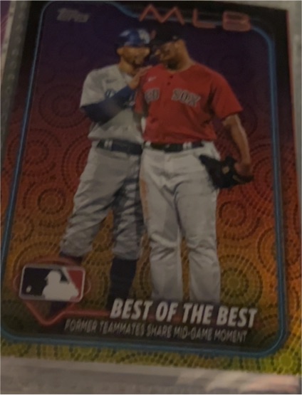 2024 Topps Series 2 #424 Best of the Best Mookie Betts / Rafael Devers — front