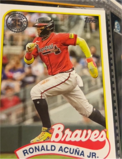 2024 Topps Series 2 1989 Topps Baseball #89B2-30 Ronald Acuña Jr. — front