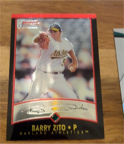 2001 Bowman Chrome #98 Barry Zito — front