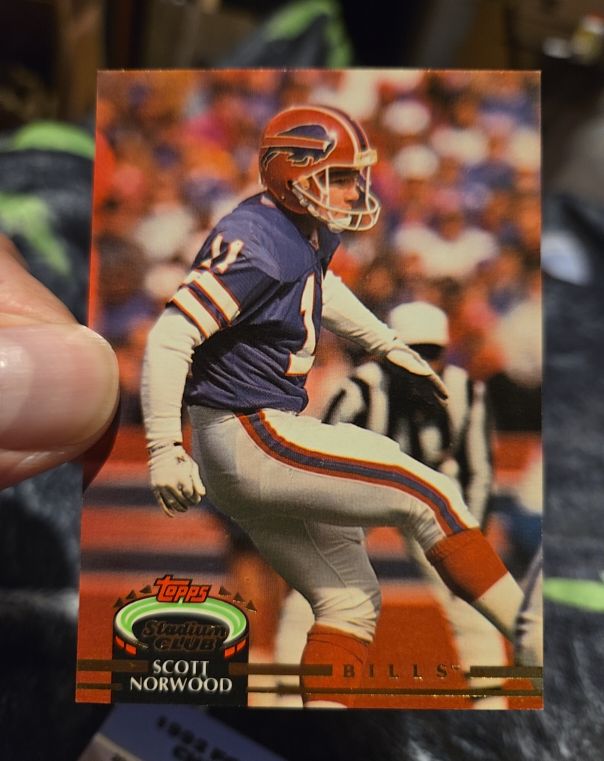 1992 Topps Stadium Club #315 Scott Norwood — front