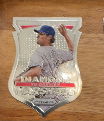 2015 Panini Prizm #12 Yu Darvish Diamond Marshals — front