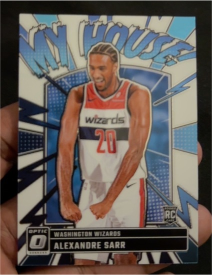 2024-25 Panini Donruss Optic #9 Alexandre Sarr My House! Rookie — front