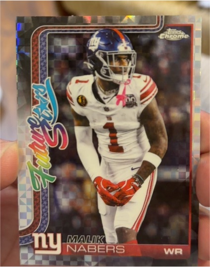 2025 Topps Chrome #FS-8 Malik Nabers — front