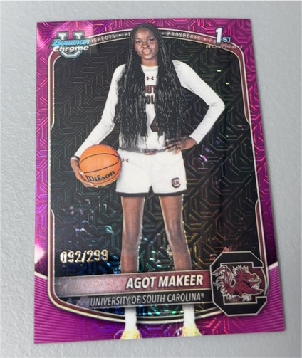 2025-26 Bowman Chrome #BCP-34 Agot Makeer — front