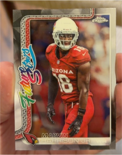 2025 Topps Chrome Future Stars #FS-6 Marvin Harrison Jr — front