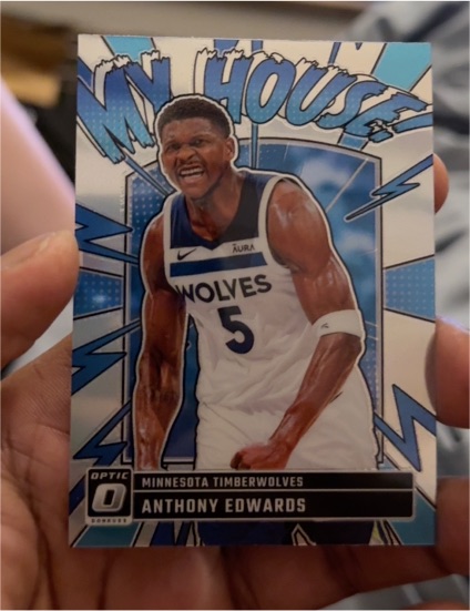 2024-25 Panini Donruss Optic #2 Anthony Edwards — front