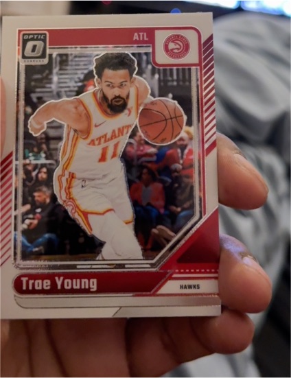2024-25 Panini Donruss Optic #186 Trae Young — front