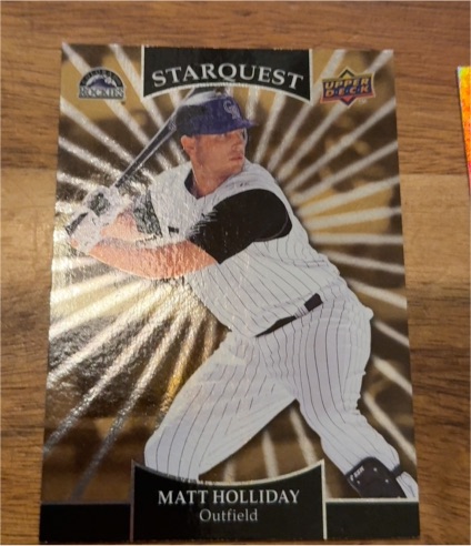 2009 Upper Deck StarQuest #SQ-20 Matt Holliday — front