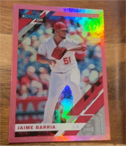 2019 Donruss #69 Jaime Barria — front