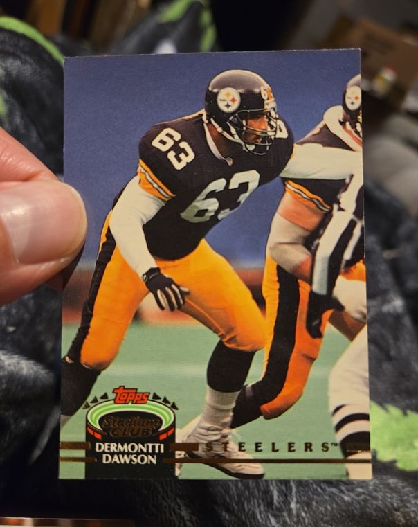1992 Topps Stadium Club #165 Dermontti Dawson — front