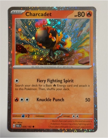 2023 Pokémon Paradox Rift #026 Charcadet — front