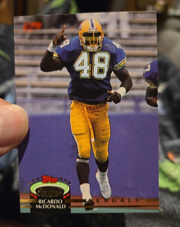 1992 Topps Stadium Club #471 Ricardo McDonald — front