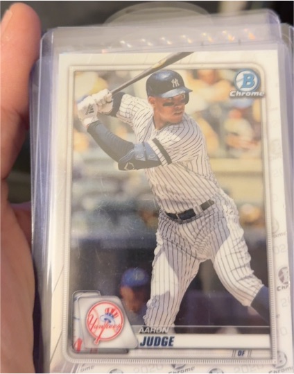 2020 Bowman Chrome #13 Aaron Judge — front