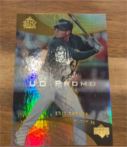 2005 Upper Deck Reflections #77 Eric Chavez — front
