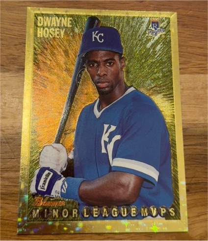 1995 Bowman #221 Dwayne Hosey — front