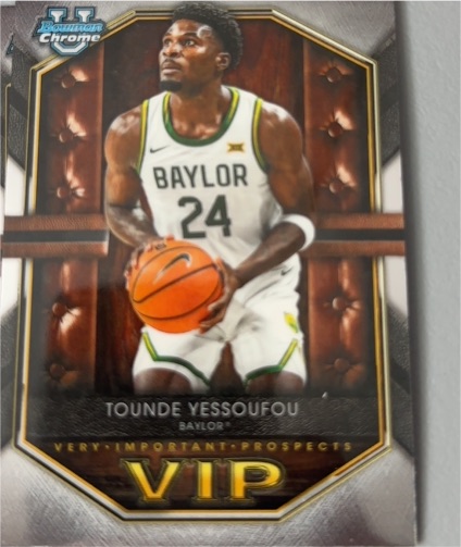 2025 Bowman Chrome VIP #VIP-19 Tounde Yessoufou — front
