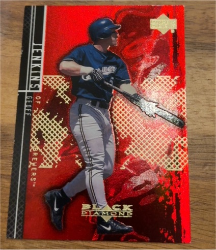 1999 Upper Deck Black Diamond #106 Geoff Jenkins — front