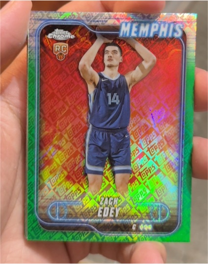 2024-25 Topps Chrome #152 Zach Edey — front