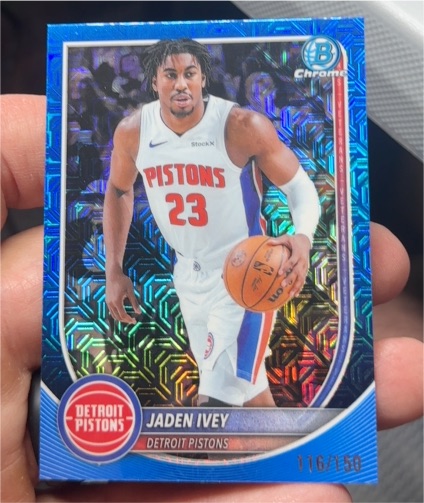 2025-26 Bowman Chrome #BCV-159 Jaden Ivey — front