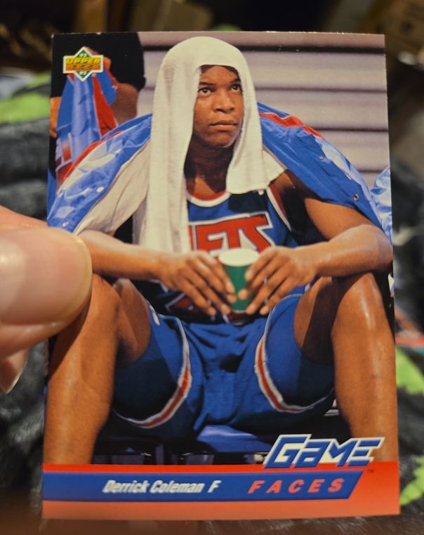 1992-93 Upper Deck #485 Derrick Coleman — front